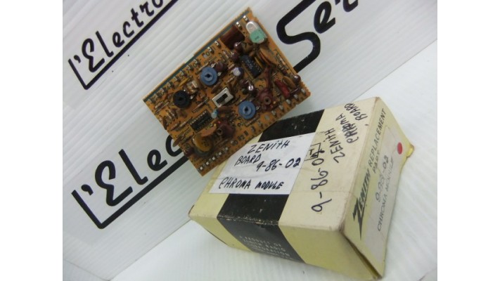 Zenith module 9-86-02 chroma board